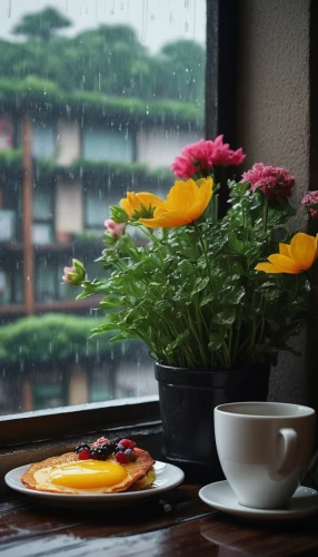 bowl of fruit in rain,rainy day,chrysanthemum tea,rain on window,rainy season,balcony garden,ikebana,rainy,heavy rain,tieguanyin,flower tea,rainy weather,monsoon,vietnamese lotus tea,after rain,maojian tea,water lily plate,rain lily,dianhong tea,window sill,Photography,Documentary Photography,Documentary Photography 06