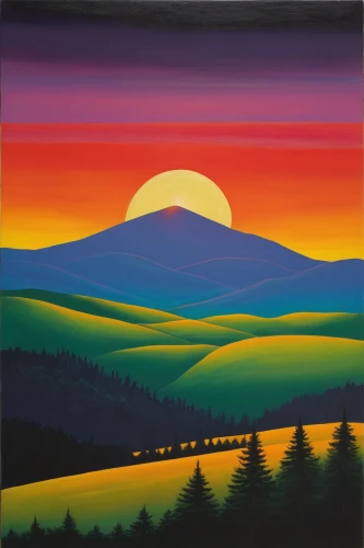 mountain sunrise,alpine sunset,mountain landscape,mountain scene,purple landscape,mountainous landscape,high landscape,landscape,ore mountains,landscapes,matruschka,salt meadow landscape,rural landscape,taunus,3-fold sun,carol colman,northern black forest,sunset,forest landscape,bavarian forest,Art,Artistic Painting,Artistic Painting 26