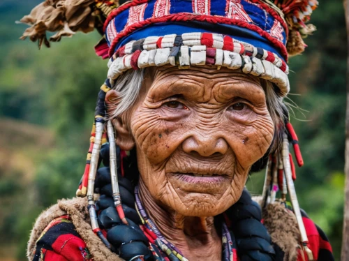 nomadic people,tribal chief,old woman,papuan,peruvian women,shamanism,pachamama,sapa,ha giang,ancient people,vietnamese woman,elderly lady,the h'mong people,grandmother,woman face,shaman,shamanic,warrior woman,tibetan,yunnan,Conceptual Art,Fantasy,Fantasy 26