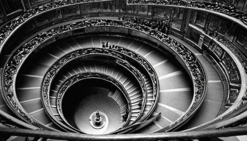 spiral staircase,winding staircase,circular staircase,spiral stairs,spiralling,winding steps,spiral,vatican museum,spirals,vatican,staircase,time spiral,spiral pattern,helix,descend,concentric,helical,stairwell,stairway,blackandwhitephotography,Photography,Black and white photography,Black and White Photography 10