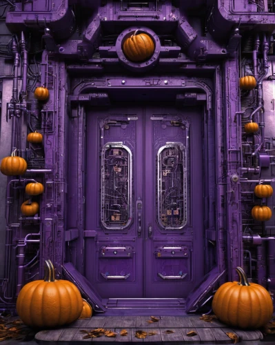 halloween background,halloween wallpaper,portal,halloween frame,creepy doorway,halloween border,the door,halloween scene,metallic door,halloween decor,front door,door,retro halloween,halloween banner,purple wallpaper,doors,halloweenkuerbis,decorative pumpkins,doorway,cinema 4d,Conceptual Art,Sci-Fi,Sci-Fi 09