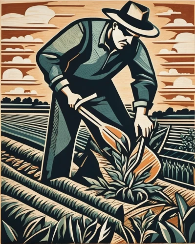 farmworker,farm workers,cool woodblock images,agriculture,agricultural use,farmer,agricultural,field cultivation,farmers,farming,picking vegetables in early spring,agroculture,forest workers,cash crop,cereal cultivation,forced labour,threshing,david bates,furrows,aggriculture,Art,Artistic Painting,Artistic Painting 45