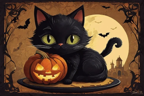 halloween cat,halloween black cat,halloween vector character,halloween illustration,halloween background,halloween frame,halloween pumpkin gifts,halloween wallpaper,jiji the cat,candy pumpkin,cat vector,jack o'lantern,halloween poster,halloween pumpkin,helloween,hallloween,happy halloween,pumpkin soup,jack o lantern,haloween,Illustration,Children,Children 04