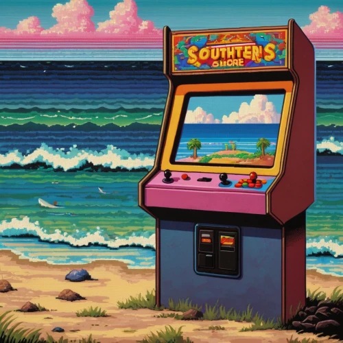 computer games,computer graphics,computer game,arcade game,video game arcade cabinet,compans-cafarelli,retro background,tropics,trip computer,arcade games,compute,casette,contempo,cartoon video game background,computer,turbografx-16,dosbox,nostalgic,pinball,arcade,Unique,Pixel,Pixel 04