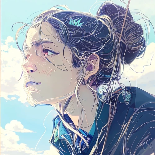 blue sky,wind,sky,violet evergarden,summer sky,windy,winds,blue sky clouds,blue sky and clouds,akko,atmosphere,studio ghibli,clouds - sky,blue bird,autumn sky,the wind from the sea,little girl in wind,kite,mari makinami,euphonium,Common,Common,Japanese Manga