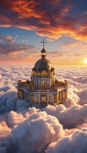 saint isaac's cathedral,temple of christ the savior,above the clouds,sea of clouds,monastery of santa maria delle grazie,heavenly ladder,frederic church,saint petersburg,bucharest,marble palace,fall from the clouds,saintpetersburg,greek temple,chinese clouds,thai temple,sky apartment,house of prayer,cloud image,hagia sofia,st petersburg,Conceptual Art,Fantasy,Fantasy 22