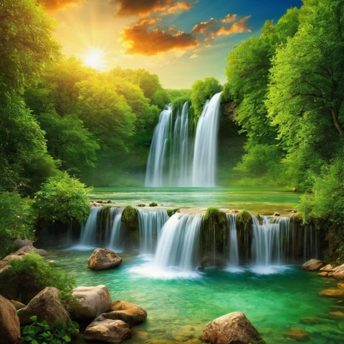 green waterfall,waterfalls,landscape background,background view nature,water fall,waterfall,brown waterfall,beautiful landscape,natural scenery,wasserfall,landscapes beautiful,water falls,nature landscape,green trees with water,the natural scenery,mountain spring,flowing water,full hd wallpaper,river landscape,plitvice,Photography,Documentary Photography,Documentary Photography 32