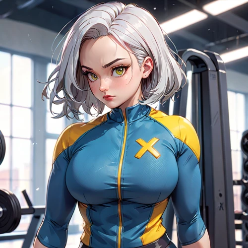 gym girl,workout icons,workout,烧乳鸽,captain marvel,instructor,fitness room,muscle woman,tracksuit,weightlifter,weightlifting,sprint woman,fuki,navy suit,xmen,lifting,weights,sports girl,x-men,workout items,Anime,Anime,General