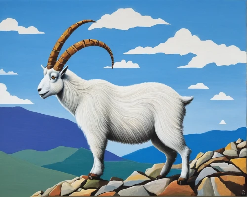 mountain goat,mountain sheep,dall's sheep,anglo-nubian goat,feral goat,goatflower,argali,capricorn,domestic goat,billy goat,goat-antelope,wild sheep,the zodiac sign taurus,north american wild sheep,mouflon,goat mountain,ovis gmelini aries,barbary sheep,horoscope taurus,black-brown mountain sheep,Art,Artistic Painting,Artistic Painting 33