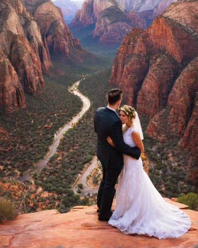 angel's landing,wedding photo,fairyland canyon,zion national park,wedding photography,grand canyon,bright angel trail,red rock canyon,wedding photographer,valley of fire,pre-wedding photo shoot,canyon,valley of fire state park,indian canyons golf resort,just married,zion,bride and groom,wedding couple,spitzkoppe,arches national park,Illustration,Realistic Fantasy,Realistic Fantasy 34