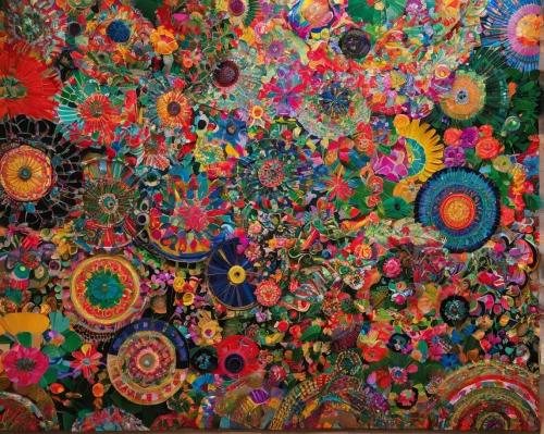 hippie fabric,tapestry,psychedelic art,kaleidoscope art,blanket of flowers,paisley,kaleidoscope,abstract multicolor,colorful spiral,quilt,carpet,colorful tree of life,rug,kimono fabric,flower carpet,lsd,flower fabric,kaleidoscopic,textile,psychedelic,Illustration,Abstract Fantasy,Abstract Fantasy 08