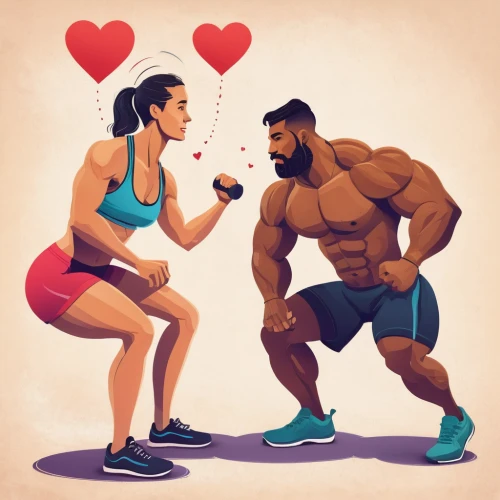 workout icons,valentine's day clip art,pair of dumbbells,arm wrestling,fitness coach,sports exercise,avoid pinch crush,personal trainer,valentine clip art,couple - relationship,workout items,sports training,courtship,delete exercise,game illustration,strength training,bodybuilding supplement,man and woman,mixed martial arts,heart clipart,Conceptual Art,Daily,Daily 02