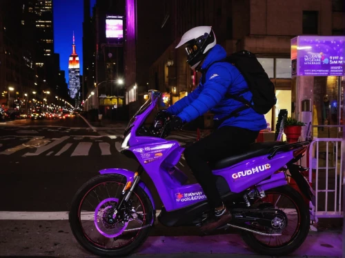 electric scooter,yamaha,courier driver,purple,yamaha r1,e-scooter,purple rizantém,delivery man,a motorcycle police officer,purple rain,the purple-and-white,moped,piaggio,mobility scooter,courier,purple blue,motorized scooter,ultraviolet,purple frame,yamaha motor company,Illustration,Japanese style,Japanese Style 17