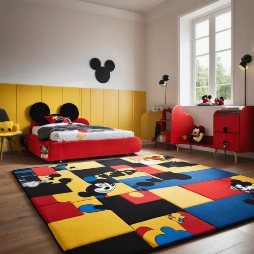 kids room,mondrian,children's bedroom,boy's room picture,baby room,great room,children's room,flooring,playmat,bedding,ceramic floor tile,duvet cover,sleeping room,room newborn,laminate flooring,mickey mouse,nursery decoration,quilt,lego building blocks pattern,parquet,Photography,General,Natural