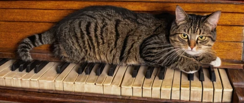 organist,pianist,ondes martenot,jazz pianist,pianet,concerto for piano,clavichord,keyboard instrument,keyboard player,harpsichord,piano lesson,squeezebox,piano player,musician,piano keyboard,tabby cat,toyger,piano,instrument music,musical rodent,Art,Classical Oil Painting,Classical Oil Painting 03