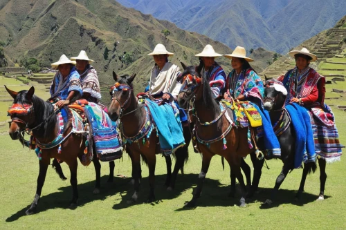 marvel of peru,peruvian women,chilean rodeo,incas,peru i,inca,cusco,pachamanca,peru,pachamama,province of cauca,basotho,peruviana,machu,tent pegging,horse riders,bolivia,guanaco,nomadic people,titicaca,Illustration,Paper based,Paper Based 28