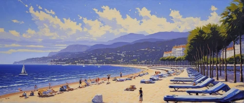 beach landscape,summer beach umbrellas,montreux,seaside resort,the hotel beach,mountain beach,beach chairs,beach restaurant,umbrella beach,paradise beach,lake garda,copacabana,amalfi coast,riva del garda,amalfi,coastal landscape,monte carlo,malcesine,deckchairs,south france,Conceptual Art,Daily,Daily 07