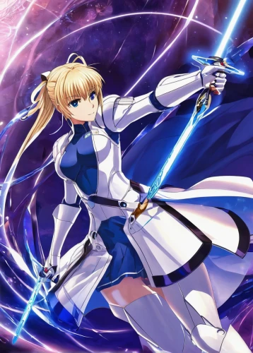 saber,swordswoman,sword lily,heavy object,excalibur,knight star,red saber,water-the sword lily,star illustration,violet evergarden,erika,goddess of justice,cleanup,kayano,lancers,kriegder star,archer,defense,winterblueher,sheik,Conceptual Art,Sci-Fi,Sci-Fi 24