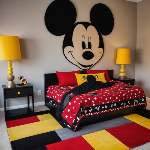 mickey mouse,micky mouse,mickey,mickey mause,kids room,children's bedroom,minnie mouse,boy's room picture,baby room,minnie,duvet cover,children's room,bedding,great room,sleeping room,nursery decoration,guestroom,buffalo plaid red moose,guest room,modern decor,Photography,General,Natural