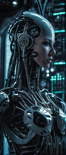 cybernetics,artificial intelligence,endoskeleton,sci fi,cyborg,biomechanical,humanoid,scifi,random access memory,ai,sci - fi,sci-fi,cyber,robotic,neural network,women in technology,chatbot,science fiction,binary system,cyberspace,Conceptual Art,Sci-Fi,Sci-Fi 09