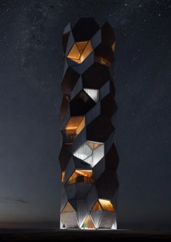 cubic house,cube stilt houses,sky space concept,electric tower,steel tower,building honeycomb,solar cell base,residential tower,animal tower,glass pyramid,honeycomb structure,impact tower,observation tower,futuristic architecture,tower of babel,sky apartment,cellular tower,renaissance tower,glass facade,burning man,Common,Common,None