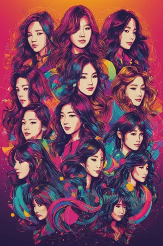 rainbow waves,rv,kaleidoscopic,rainbow butterflies,rainbow background,kaleidoscope,fluttering hair,red velvet,colorful spiral,gangneoung,kaleidoscope art,girl group,geum,color background,sujeonggwa,gradient effect,colorful tree of life,the fan's background,mt seolark,heart background,Illustration,Realistic Fantasy,Realistic Fantasy 36