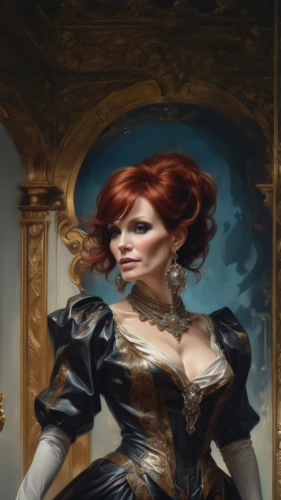 victorian lady,gothic portrait,fantasy portrait,transistor,venetia,vampire lady,lady of the night,vampire woman,baroque,bodice,gothic woman,steampunk,painted lady,rosa ' amber cover,gothic fashion,ball gown,queen of hearts,sorceress,cinderella,the carnival of venice
