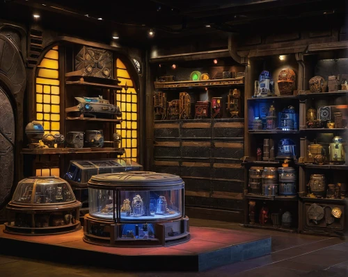 apothecary,china cabinet,dolls houses,a museum exhibit,brandy shop,treasure house,gift shop,studio ghibli,potions,tardis,storage-jar,doll house,dark cabinetry,wax figures museum,attraction theme,clockmaker,collectibles,treasure chest,the shop,miniature house,Conceptual Art,Daily,Daily 27