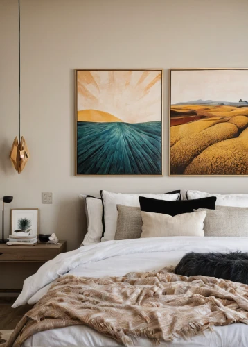modern decor,contemporary decor,wall decor,bed in the cornfield,guest room,dune landscape,guestroom,the living room of a photographer,modern room,interior decor,boho art,wall decoration,wall art,dune ridge,gold wall,bedroom,interior design,duvet cover,gold paint strokes,gold stucco frame,Photography,Documentary Photography,Documentary Photography 01