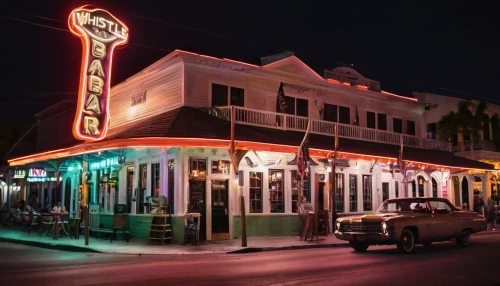 key west,french quarters,clover hill tavern,new orleans,chevrolet delray,wild west hotel,south beach,tin roof,coconut grove,route66,route 66,unique bar,restaurants,retro diner,galveston,bayou la batre,night view of red rose,fort lauderdale,miami,neon sign,Photography,Artistic Photography,Artistic Photography 04