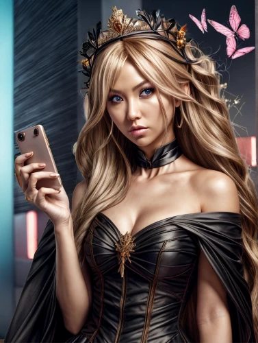 game illustration,woman holding a smartphone,android game,horoscope libra,phone icon,fairy tale icons,mobile application,download icon,fantasy picture,mobile game,portrait background,play escape game live and win,world digital painting,fantasy art,fantasy portrait,massively multiplayer online role-playing game,the app on phone,fairy tale character,fairy queen,iphone 6s plus