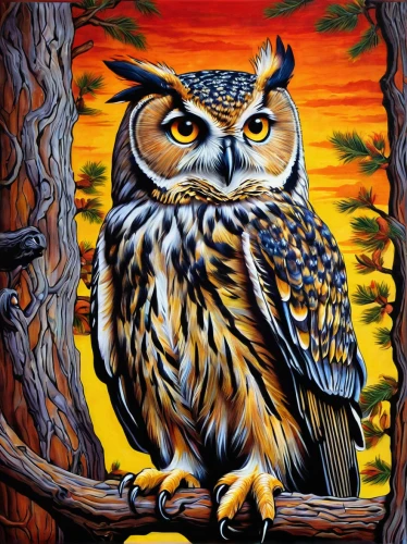 owl art,siberian owl,owl nature,owl background,couple boy and girl owl,large owl,owl,great horned owls,oil painting on canvas,eagle-owl,owl-real,great horned owl,owl pattern,barred owl,eurasian eagle-owl,southern white faced owl,brown owl,eastern grass owl,spotted-brown wood owl,spotted wood owl,Illustration,American Style,American Style 07