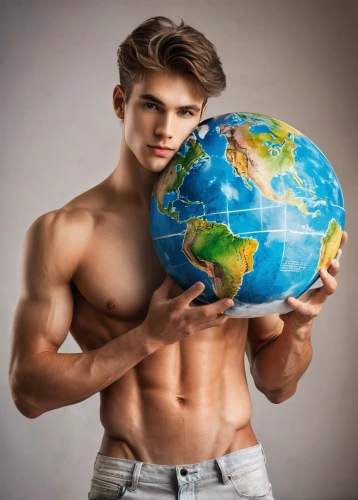 terrestrial globe,earth in focus,yard globe,atlas,globes,robinson projection,globe,globetrotter,embrace the world,continents,bodybuilding supplement,male model,world travel,love earth,global responsibility,globe trotter,body building,map world,the earth,map of the world,Illustration,Paper based,Paper Based 11