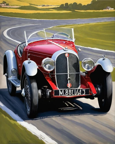 bmw 327,bentley eight,bentley speed six,mg t-type,alfa romeo p2,bmw 328,jaguar c-type,mg c-type midget,maserati 200s,mg cars,morgan plus 8,1000miglia,maserati 26m,morris eight,delage d8-120,triumph tr2,bentley 3 litre,bentley t-series,austin-healey 100,bentley speed 8,Illustration,American Style,American Style 03