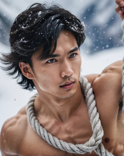 iceman,kai yang,pyeongchang,taekkyeon,japanese martial arts,male ballet dancer,amnat charoen,free solo climbing,korean drama,korean won,swordsman,the amur adonis,eternal snow,men climber,shirtless,korean,hercules winner,korean village snow,kai bei,rope daddy,Photography,General,Natural