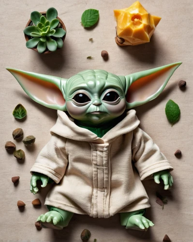 yoda,goblin,wicket,starwars,baby playing with food,baby groot,green folded paper,sphynx,jedi,star wars,newborn photography,boba,baby clothes,cudle toy,et,star kitchen,newborn photo shoot,children's toys,3d figure,baby accessories,Unique,Design,Knolling