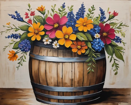 flowers in wheel barrel,flower painting,flowers in basket,sunflowers in vase,wine barrel,basket with flowers,wreath of flowers,floral wreath,wooden flower pot,flower basket,wood and flowers,flower cart,flower wreath,blooming wreath,david bates,floral composition,flower wall en,barberton daisies,flower art,rain barrel,Photography,Fashion Photography,Fashion Photography 22