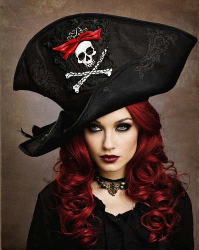 jolly roger,pirate flag,pirate,skull and crossbones,scarlet sail,pirates,poison,witch hat,black hat,gothic fashion,gothic woman,skull bones,skull and cross bones,black pearl,gothic portrait,witch's hat,costume hat,the sea maid,halloween witch,witch's hat icon,Illustration,Abstract Fantasy,Abstract Fantasy 10