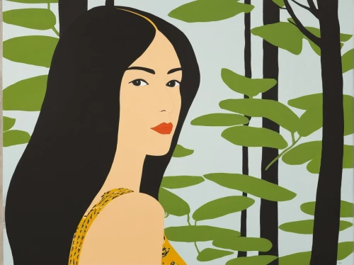 vietnamese woman,asian woman,birch tree illustration,indonesian women,girl with tree,oriental longhair,japanese woman,vector illustration,oriental girl,coffee tea illustration,fashion vector,bamboo flute,moringa,bamboo shoot,background vector,geisha girl,cool woodblock images,woodblock prints,vector art,background ivy,Conceptual Art,Oil color,Oil Color 13