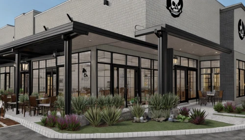 taproom,brewery,outdoor dining,3d rendering,hudson yard,beer garden,crown render,awnings,atlantic grill,coffeehouse,beer tables,wine bar,sake gardens,chipotle,music venue,bistro,coffee bean,newly constructed,north american fraternity and sorority housing,palo alto