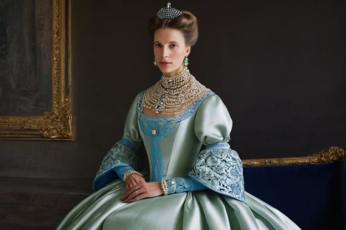 napoleon iii style,victorian lady,victorian fashion,elizabeth ii,mazarine blue,turquoise wool,portrait of a woman,elizabeth i,victorian style,elegant,cepora judith,elegance,queen anne,the victorian era,royal lace,ball gown,blue peacock,imperial coat,monarchy,almudena,Photography,Fashion Photography,Fashion Photography 16