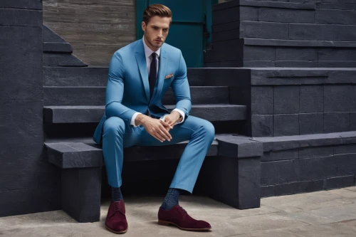 men's suit,blue shoes,suit trousers,dress shoes,wedding suit,cordwainer,dress shoe,formal shoes,men clothes,businessman,man on a bench,men's wear,man's fashion,suit,mazarine blue,male model,navy suit,the suit,suit of spades,gentlemanly,Conceptual Art,Fantasy,Fantasy 20