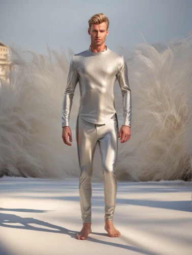 long underwear,sackcloth textured,suit of the snow maiden,silver surfer,aquaman,male model,space-suit,silver,business angel,gradient mesh,sand seamless,archangel,steel man,silver seagull,3d man,merman,god of the sea,spacesuit,white eagle,silvery