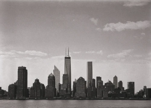 1 wtc,1wtc,world trade center,one world trade center,wtc,13 august 1961,freedom tower,manhattan skyline,new york skyline,skyline,1965,tall buildings,manhattan,new york,lubitel 2,blackandwhitephotography,september 11,1952,big apple,year of construction 1954 – 1962,Photography,Black and white photography,Black and White Photography 12