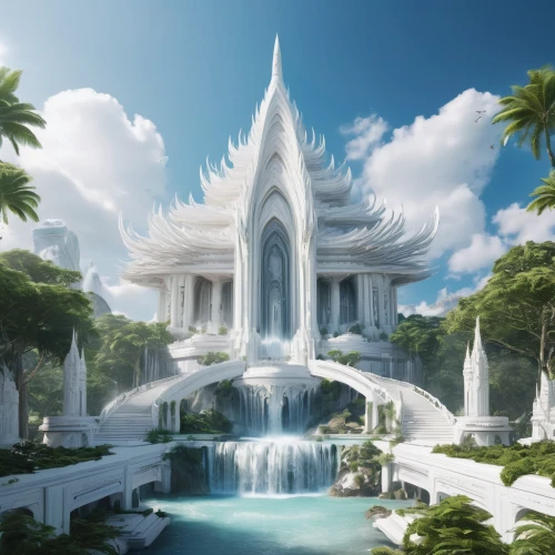 white temple,temple fade,temples,sacred lotus,marble palace,spiritual environment,somtum,diamond lagoon,imperial shores,atlantis,fountain of friendship of peoples,holy place,ancient city,asian architecture,fantasy world,sanctuary,ice castle,the ancient world,futuristic landscape,fantasy city,Photography,General,Natural