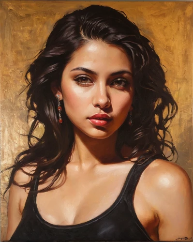 oil painting on canvas,oil painting,art painting,young woman,girl portrait,italian painter,girl with cloth,oil paint,portrait of a girl,romantic portrait,photo painting,oil on canvas,painting technique,jaya,girl in cloth,mystical portrait of a girl,jasmine crape,woman portrait,portrait background,artistic portrait,Conceptual Art,Fantasy,Fantasy 16