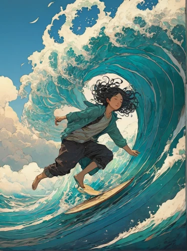 big wave,japanese waves,japanese wave,surfer,rogue wave,the wind from the sea,wind wave,surfing,big waves,tsunami,surf,surfers,wave motion,wave,tidal wave,kite boarder wallpaper,bodyboarding,surfer hair,braking waves,waves,Illustration,Realistic Fantasy,Realistic Fantasy 12