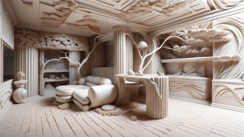 3d fantasy,3d rendering,3d render,mandelbulb,sand sculptures,wood carving,dolls houses,paper art,3d mockup,wooden construction,3d rendered,gingerbread mold,clay house,clay packaging,wooden mockup,woodwork,clay floor,labyrinth,doll house,mushroom landscape