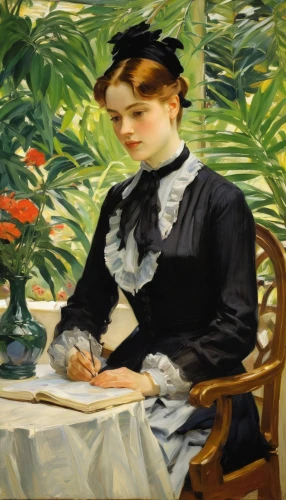 girl studying,woman sitting,girl in the garden,blonde woman reading a newspaper,girl at the computer,child with a book,woman at cafe,girl with cereal bowl,woman eating apple,girl with bread-and-butter,girl in flowers,girl sitting,portrait of a girl,woman holding pie,girl picking flowers,work in the garden,woman drinking coffee,portrait of a woman,girl with cloth,young woman,Illustration,Retro,Retro 09