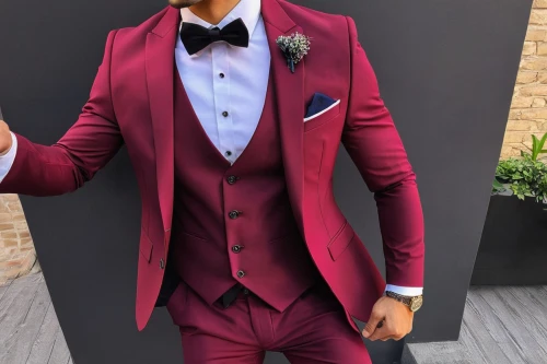 wedding suit,men's suit,burgundy,formal guy,late burgundy,maroon,suit,a black man on a suit,burgundy wine,navy suit,the suit,men clothes,formal attire,red tie,formal wear,men's wear,suit of spades,black businessman,groom,suit trousers,Illustration,Black and White,Black and White 10